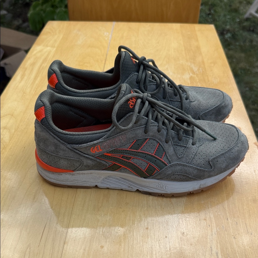Asics Gel-Lyte V Men's Green and Orange Sneakers